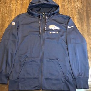 NFL Broncos Zip Up Hoodie